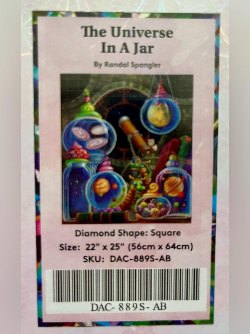 NEW & SEALED! Diamond Art Club kit “The Universe in a Jar” Randal Spangler